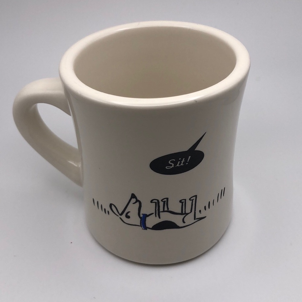 Bad Dog ‘Sit’ Original Coffee Mug Cup Excellent